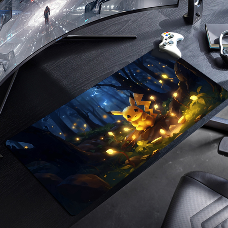Gaming Keyboard Mini - P-Pikachus Mauspad, 900x400, Gummi, Mini-PC-Tastatur, Laptop,