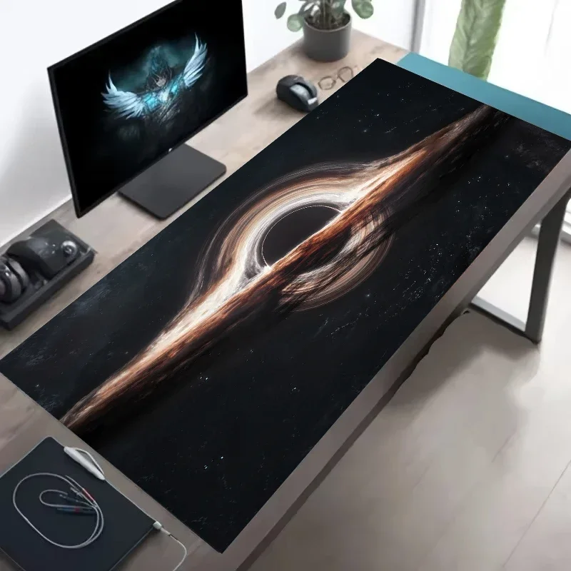 Gaming Keyboard Mini - Cosmic Black Hole Mauspad 900x450MM, großes