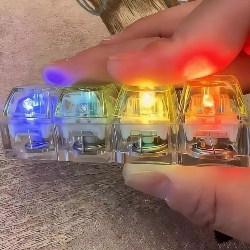 Gaming Keyboard Test - 4-Tasten Mechanischer Tastatur-Schalter-Tester Schlüsselanhänger Fidget-Spielzeug für