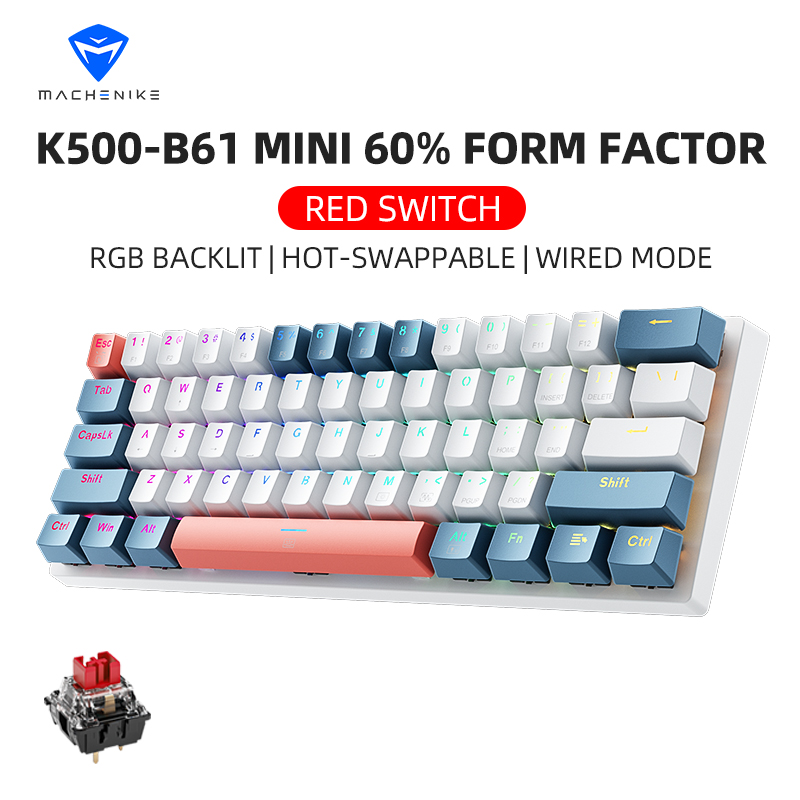 K500-B61 Machenike Mini mechan – Keyboard Gaming Blue Switch Bewertung und Preis