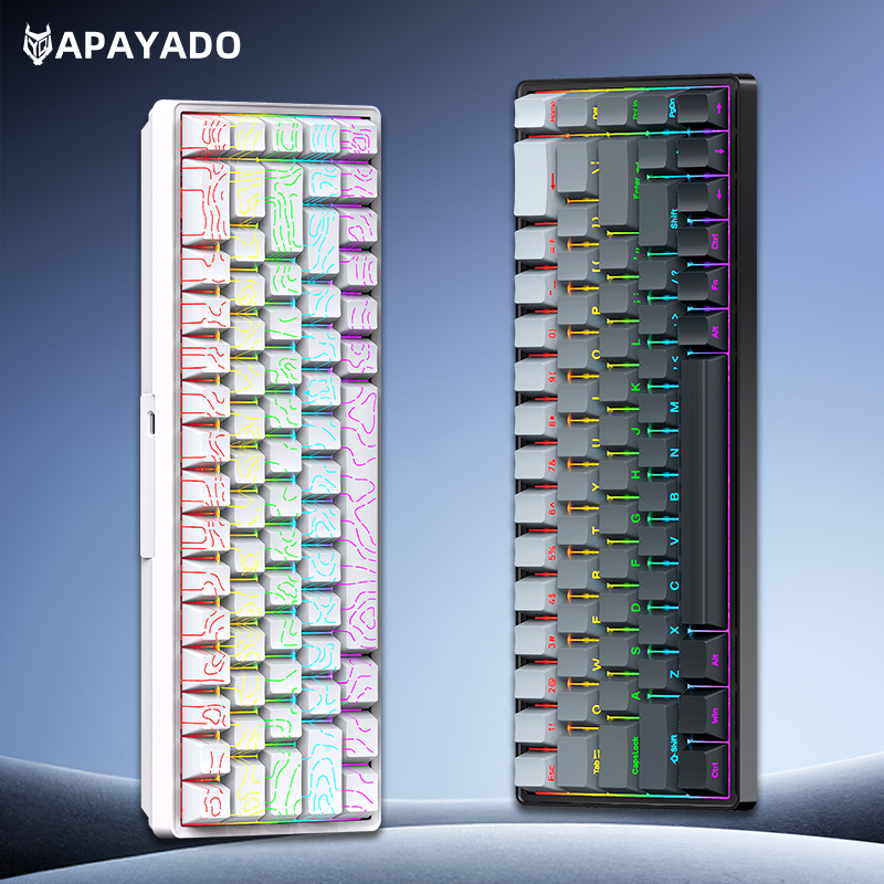 APAYADO A68 DIY Mechanische Ta – Gaming Keyboard Hot Swappable Bewertung und Preis