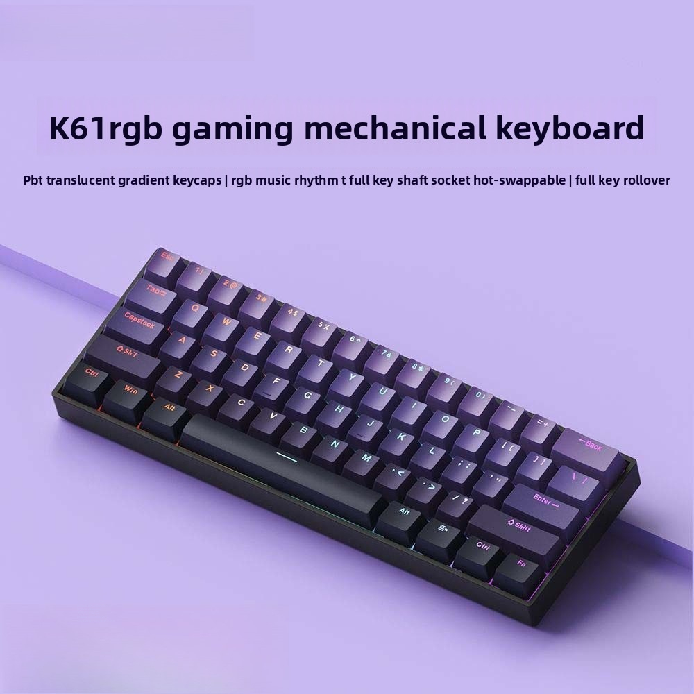 60% Kabellose Bluetooth 2.4G M – Keyboard Gaming Blue Switch Bewertung und Preis