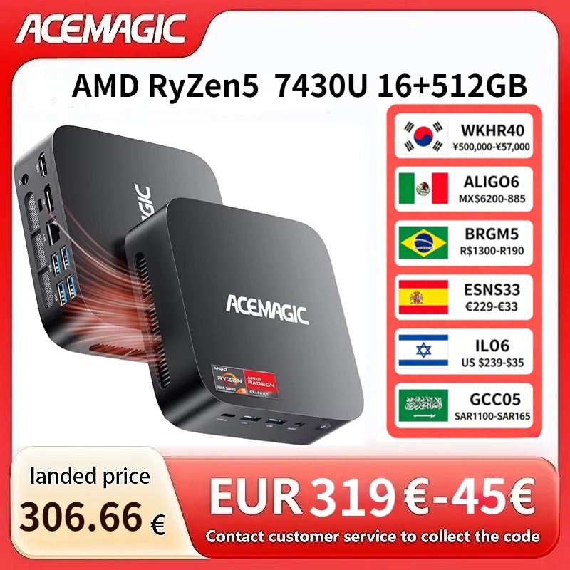 ACEMAGIC AMD Ryzen 5 7430U Min – Amd Cpu Ryzen 7 Bewertung und Preis