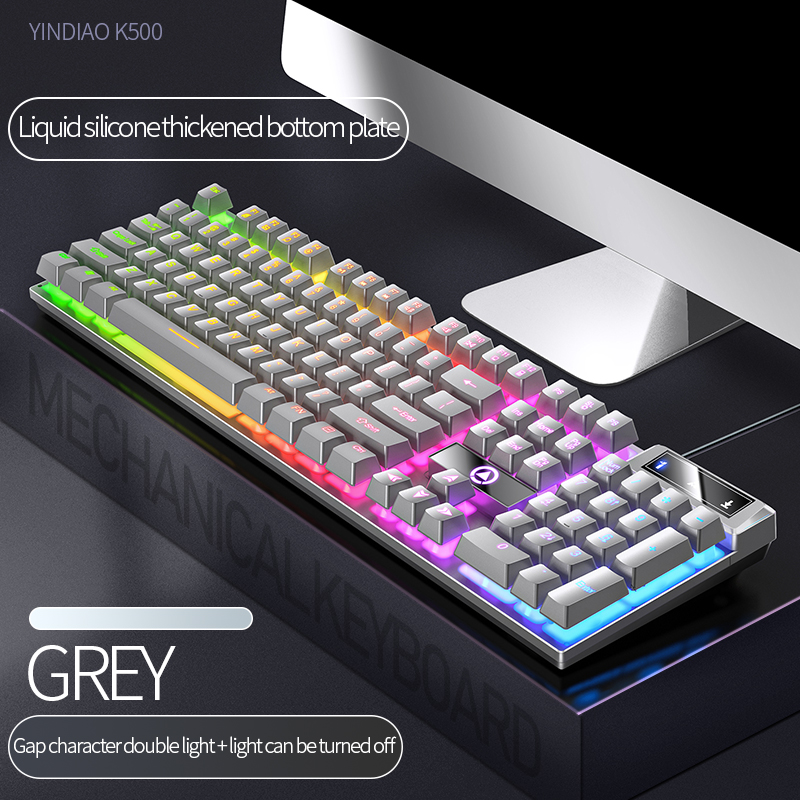 Gaming-Tastatur mit 104-Tasten – Keyboard Gaming Blue Switch Bewertung und Preis