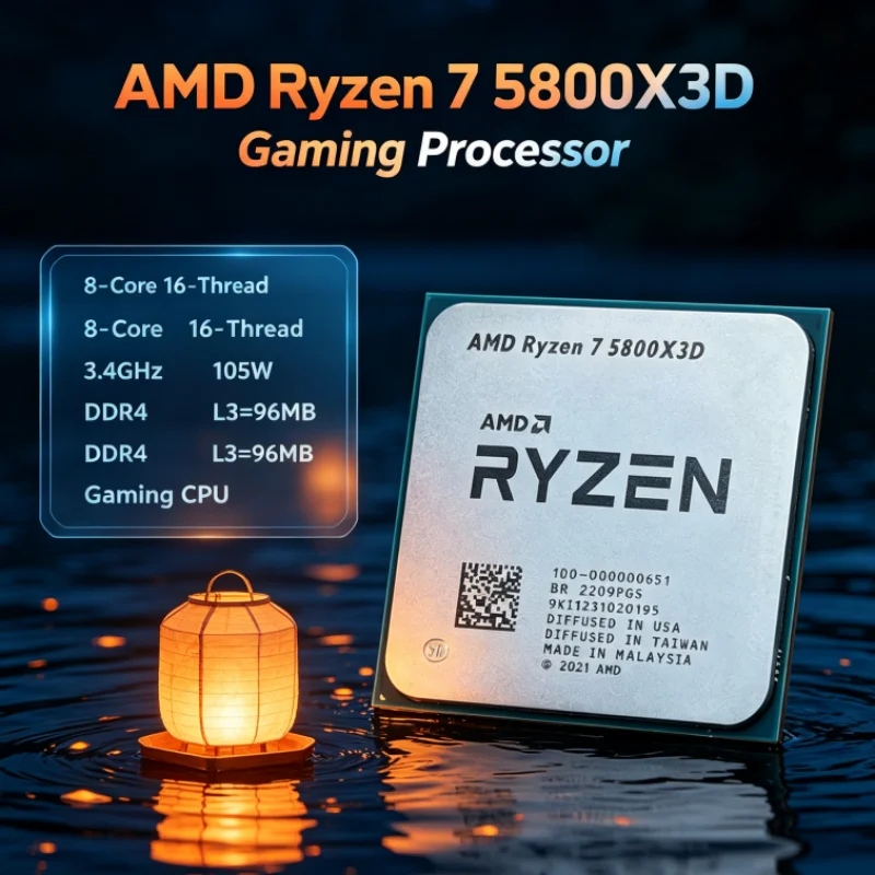 AMD R7 5800X3D 96 MB 3,4 GHz 8 – Amd Cpu Ryzen 7 Bewertung und Preis