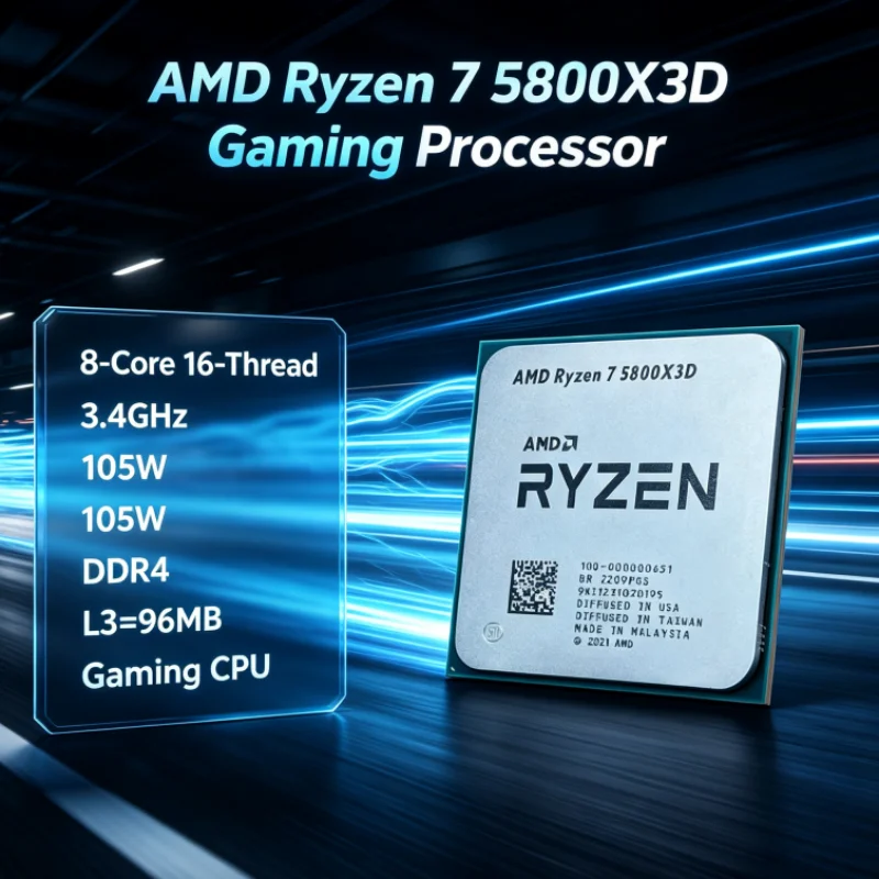 AMD R7 5800X3D 96 MB 3,4 GHz 8 – Amd Cpu Ryzen 7 Bewertung und Preis