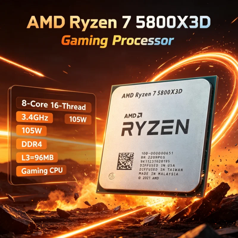 AMD R7 5800X3D 96 MB 3,4 GHz 8 – Amd Cpu Ryzen 7 Bewertung und Preis